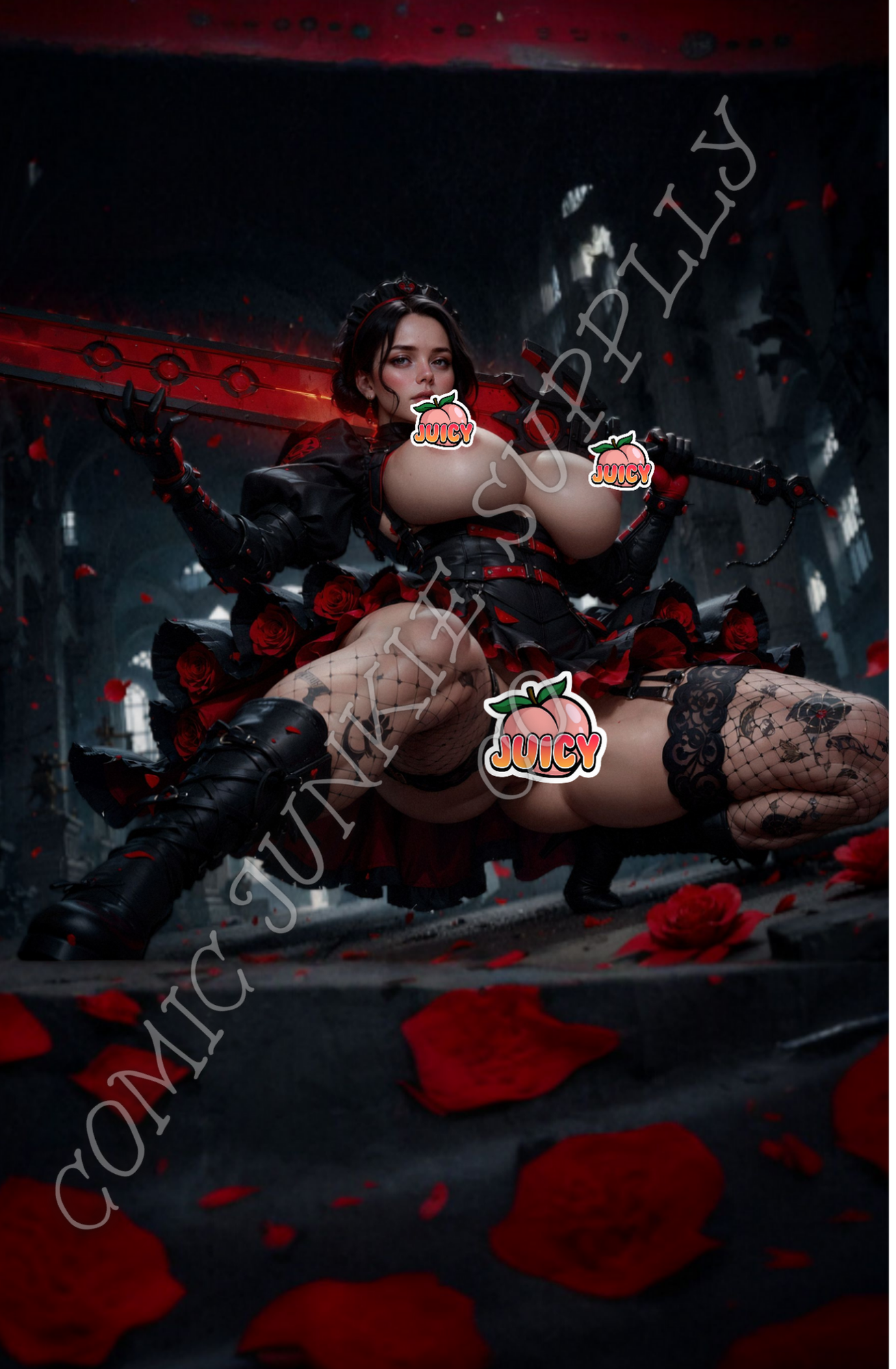 VOLT STRIKE COMICS | Full Naughty | Velina Graves | “Crimson Vow”