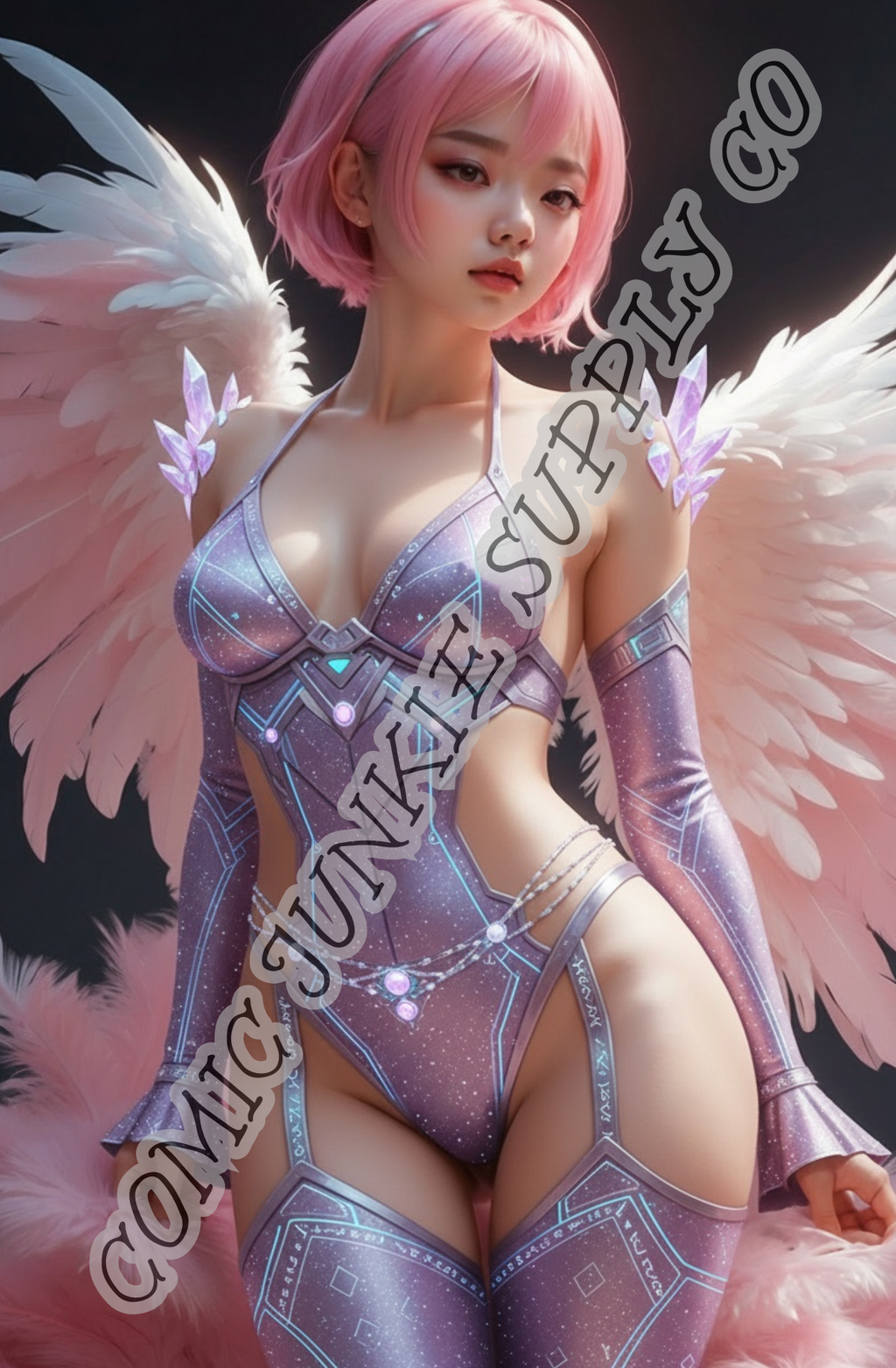 VOLT STRIKE COMICS | Nice | Lyria Moonveil | “Cotton-Candy Seraph of Forbidden Grace”