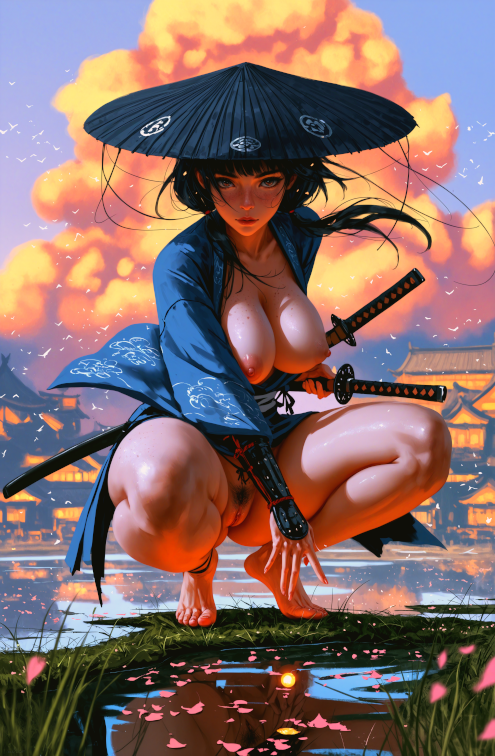 VOLT STRIKE COMICS | Full Naughty | Ember Nocturne | "Midnight Katana" | NM+ 9.6