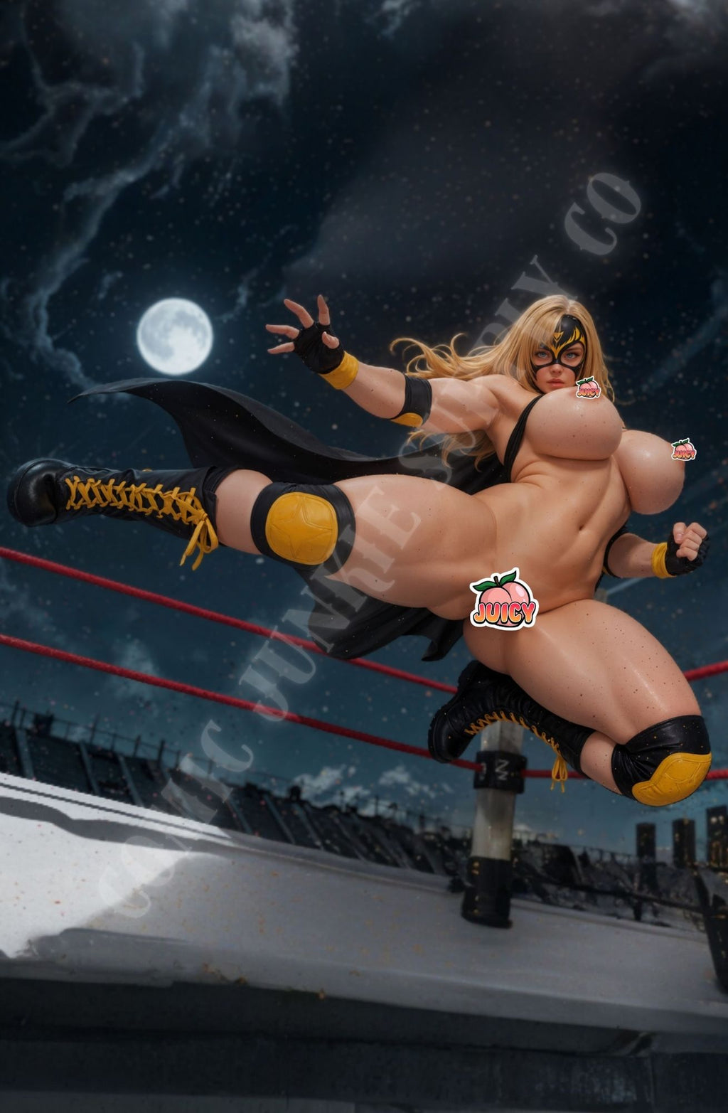 VOLT STRIKE COMICS | Full Naughty | Crimson Jaguar | “Skyfall Seduction Slam”