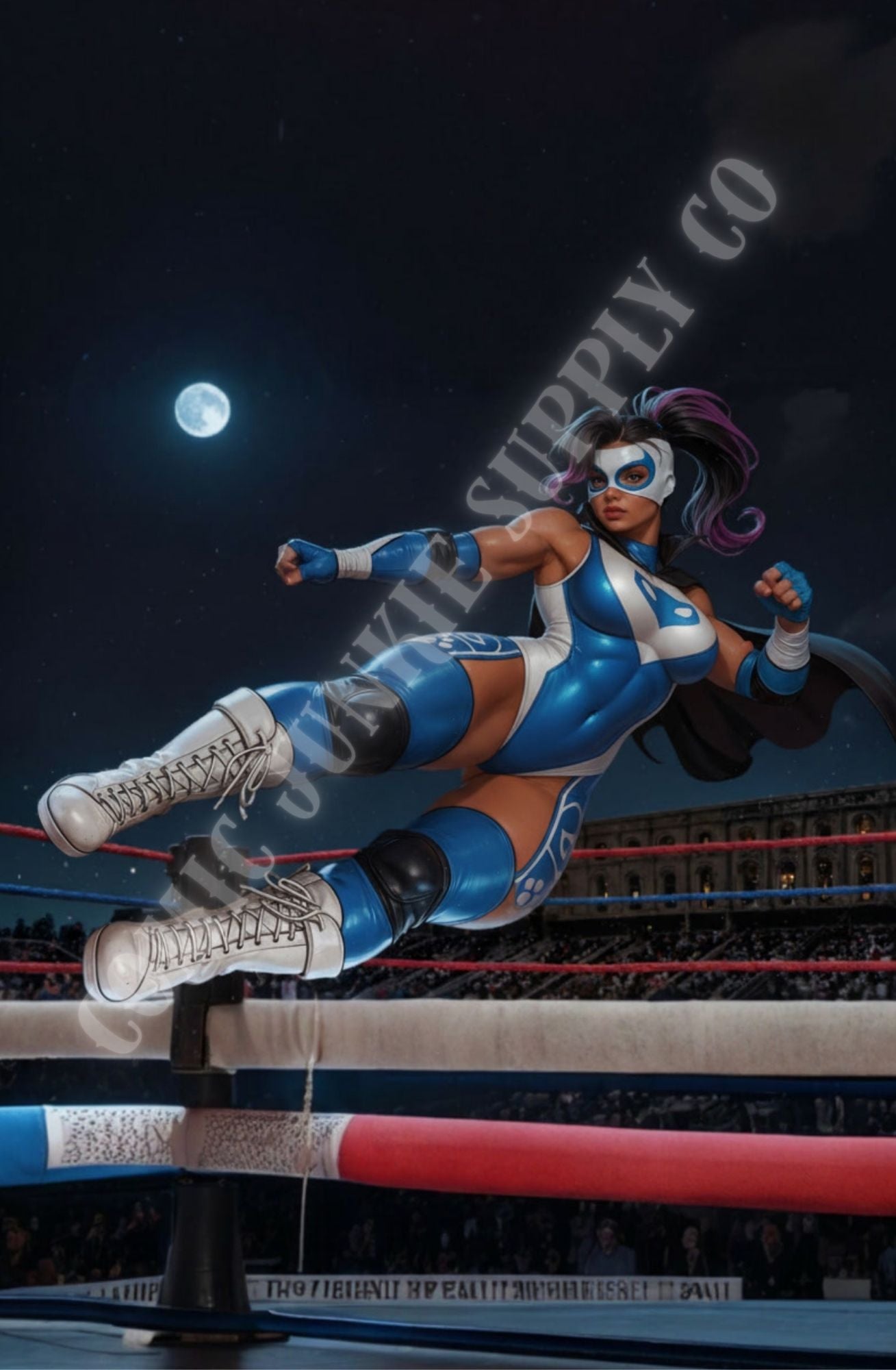 VOLT STRIKE COMICS | Nice | Crimson Jaguar | “Moonlit Meteora Slam”