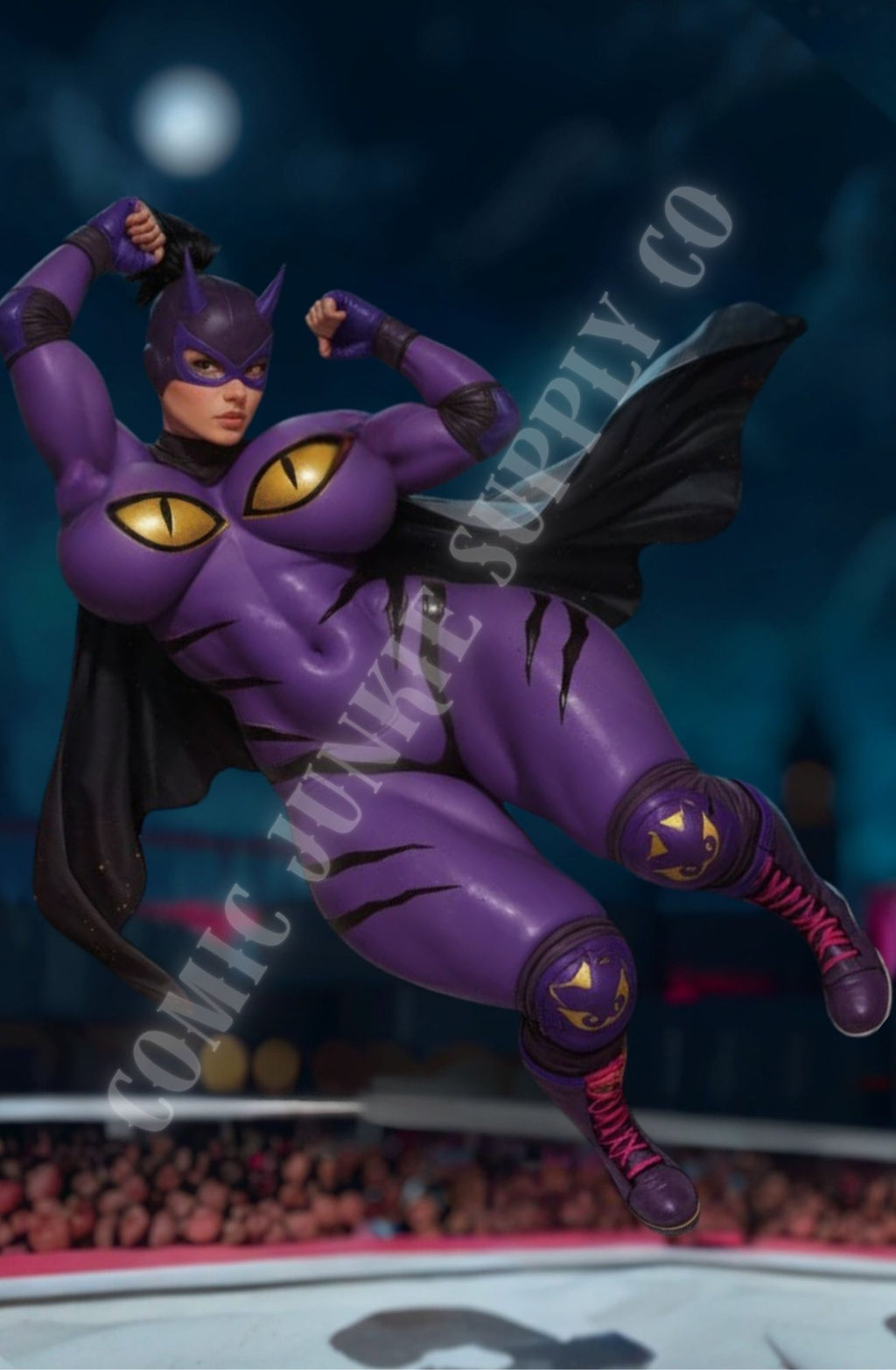 VOLT STRIKE COMICS | Nice | Crimson Jaguar | “Queen’s Breaker Pose”