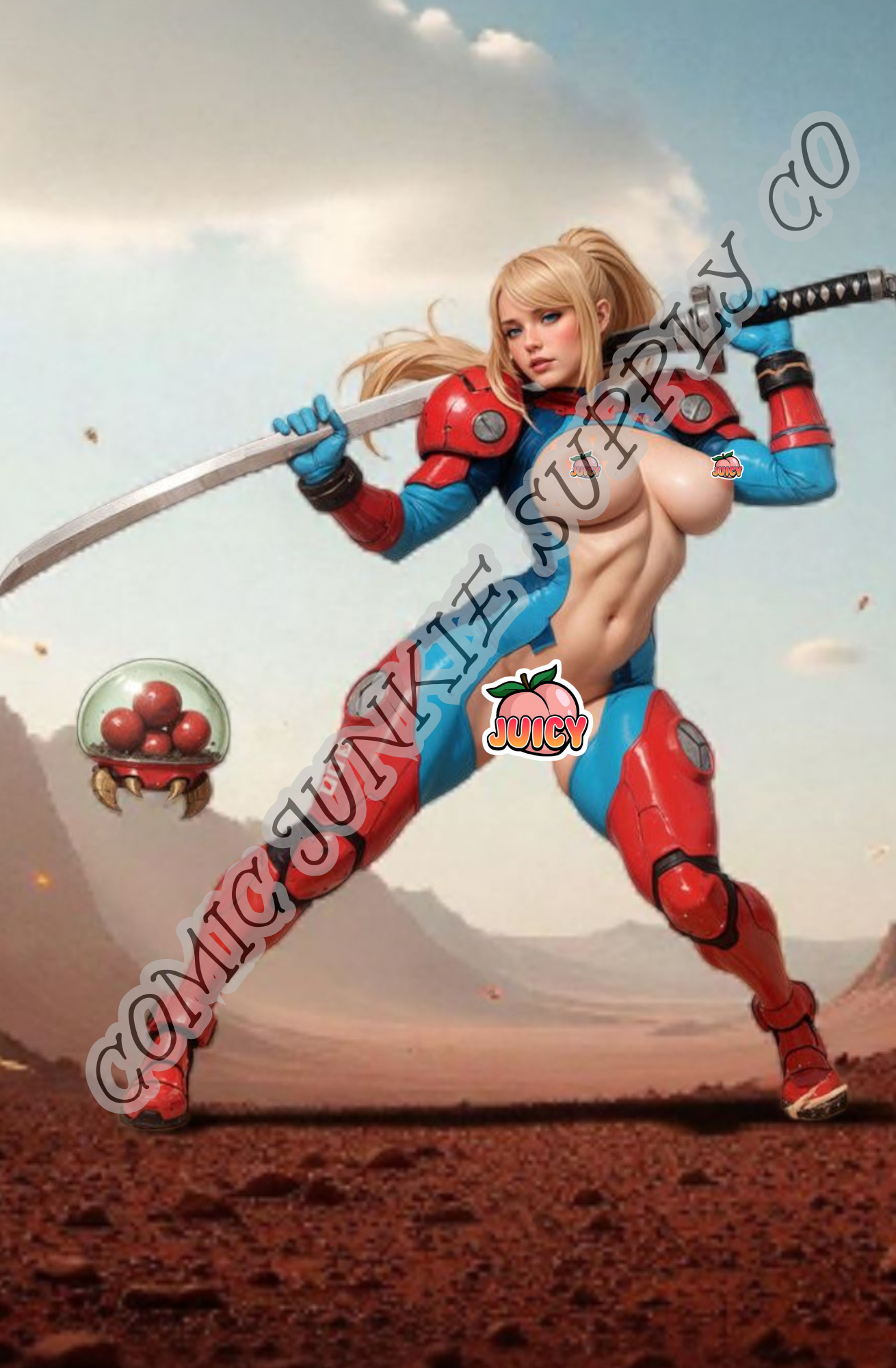 VOLT STRIKE COMICS | Full Naughty | Astra Vane | “Space Babe”