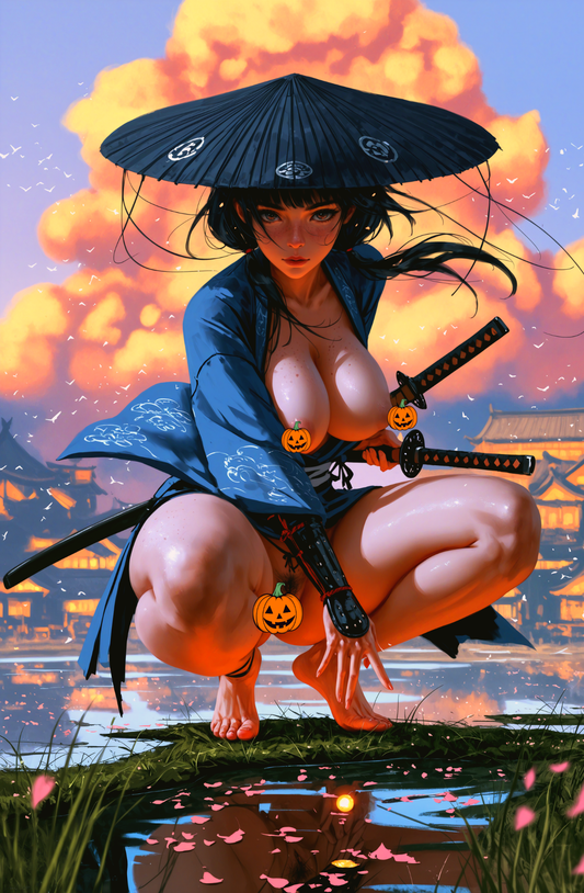 VOLT STRIKE COMICS | Full Naughty | Ember Nocturne | "Midnight Katana" | NM+ 9.6