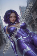 VOLT STRIKE COMICS | Nice | Viora Nightshock | “Neon Alley Afterglow Siren”