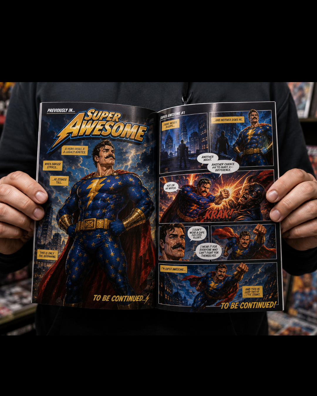VOLT STRIKE COMICS | Art by  Neon Dominion | “Zero Hour Temptation”
