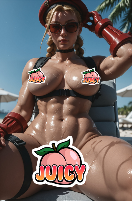 Volt Strike Comics | Full Naughty | "Juicy Beach Brawler" | NM+ 9.6