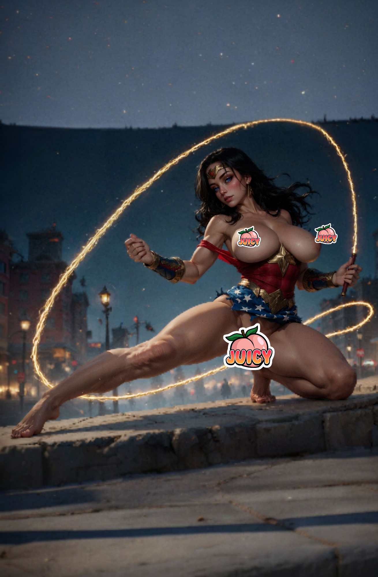 Volt Strike Comics | Full Naughty | "Juicy Amazon Warrior" | NM+ 9.6